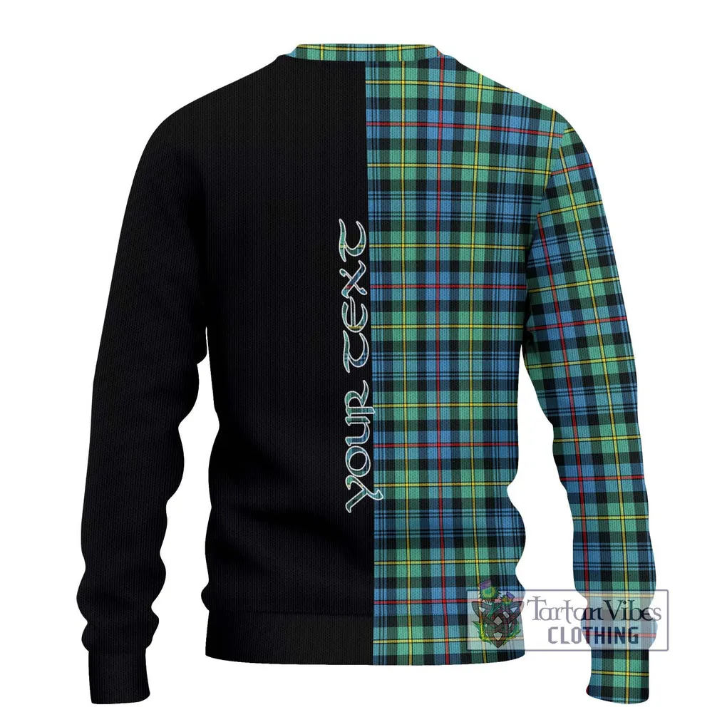Bailey Ancient Tartan Ugly Sweater with Family Crest and Half Of Me Style