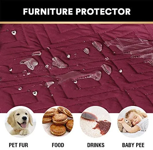 Chair Cover for Recliner Water Repellent Protector Cover