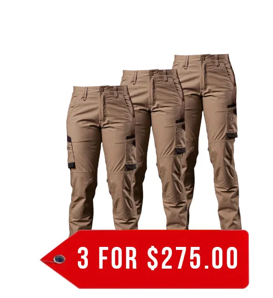 FXD Workwear Stretch Ripstop Work Pants (WP-7W)-3 Pack