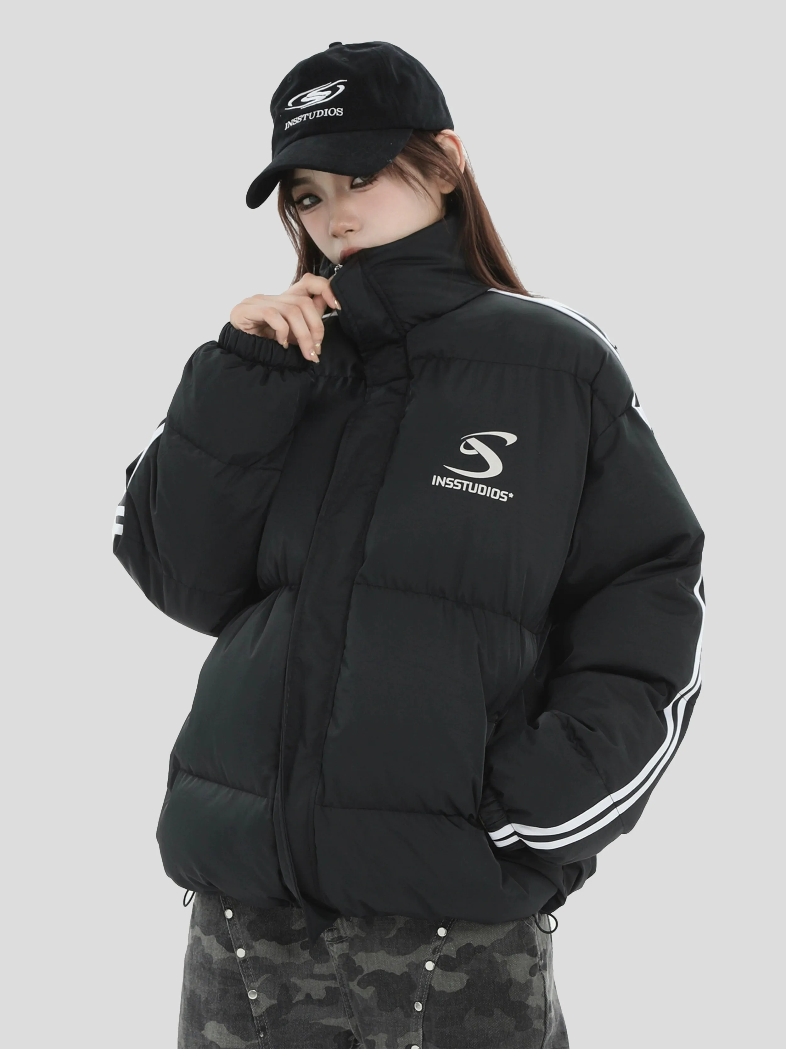 High Collar Puffer Jacket