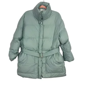 J.ING Light Green Belted Puffer Jacket NWT- Size S/M