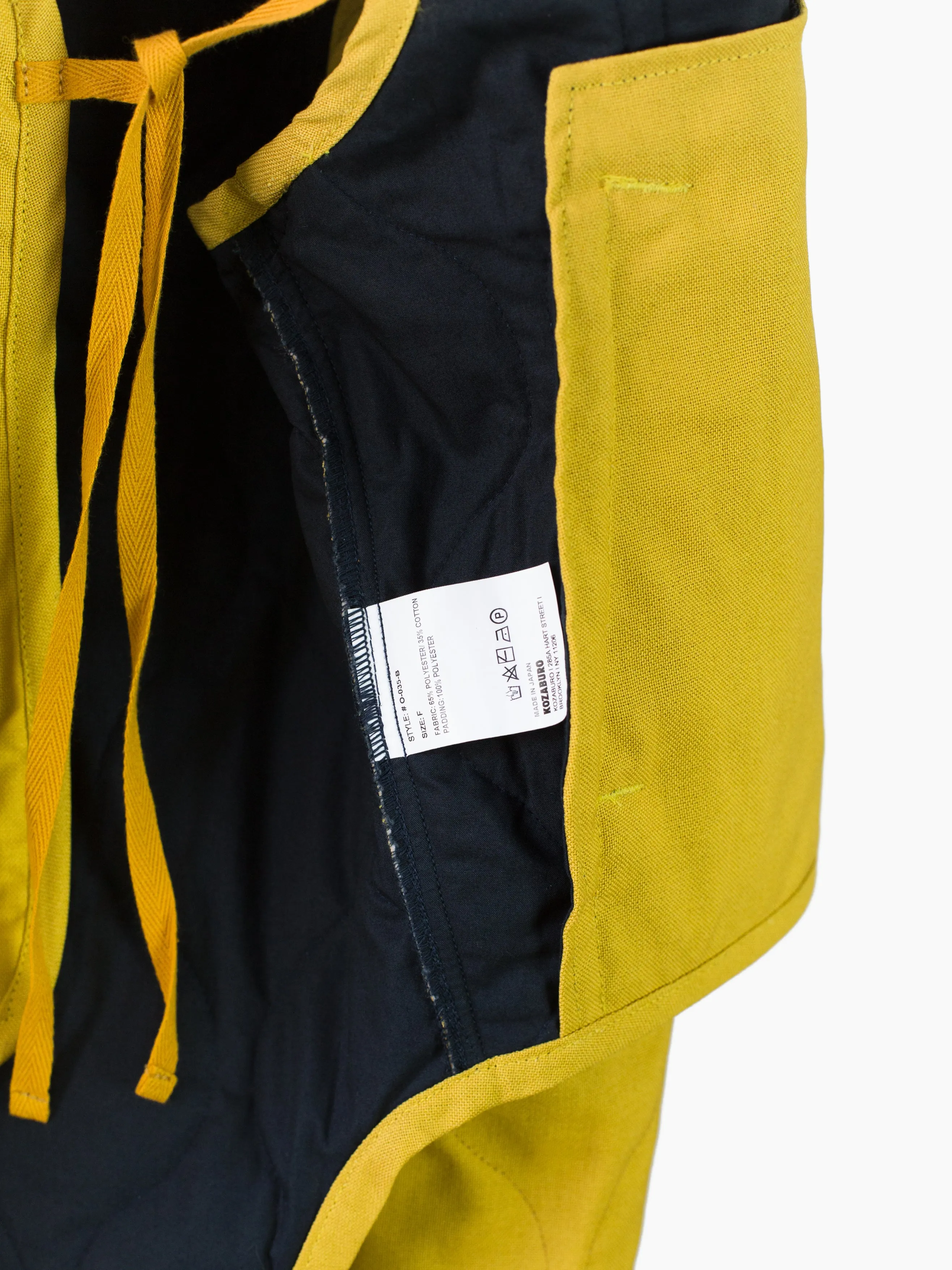 Kozaburo SS22 Hopsack Kimono Liner