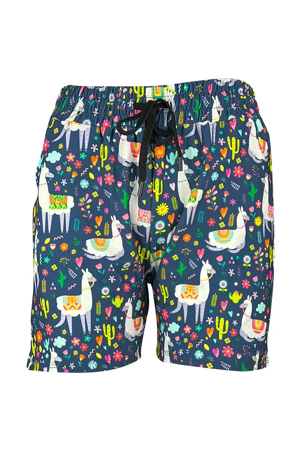 Llamas At Leisure Jogger Shorts