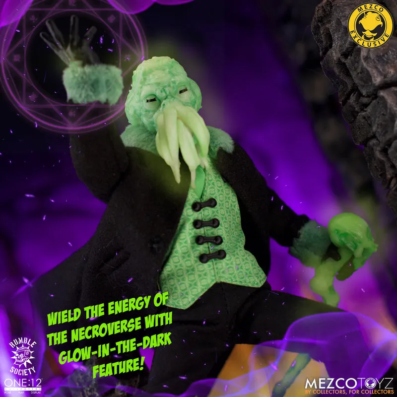 MEZCO One:12 Collective Rumble Society - Atticus Doom: Necroverse Edition Action Figure (Mezco Exclusive) *SALE!* *DAMAGED!*