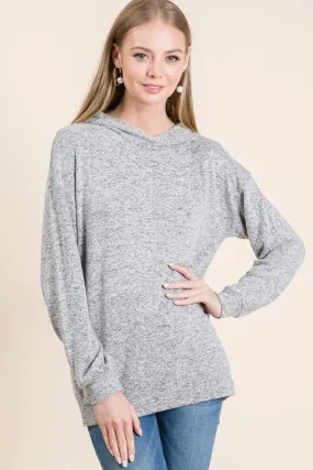 Nicola Heathered Hoodie
