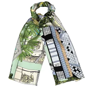 Paris tie scarf