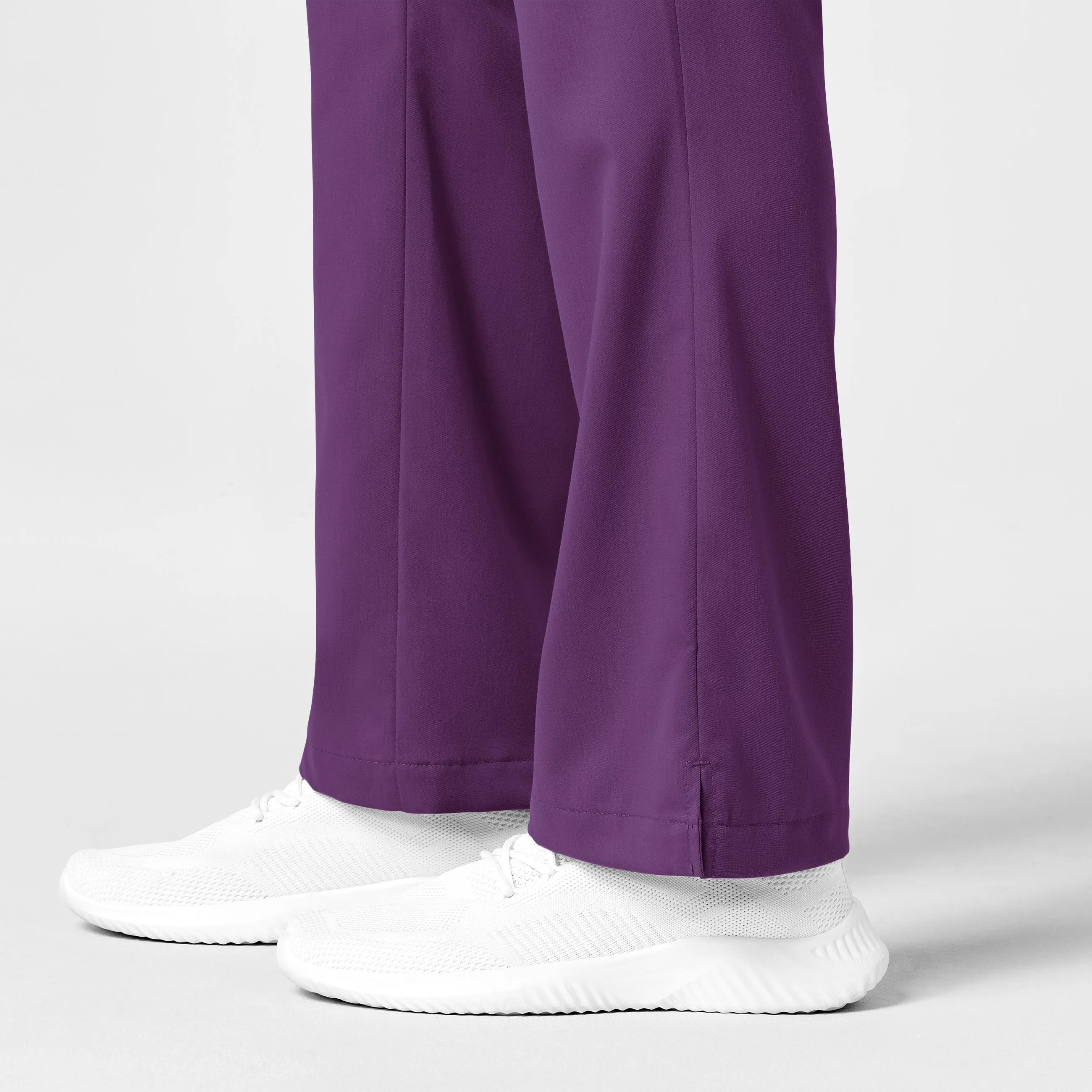 PRO Women's Moderate Flare Leg Scrub Pant - Eggplant