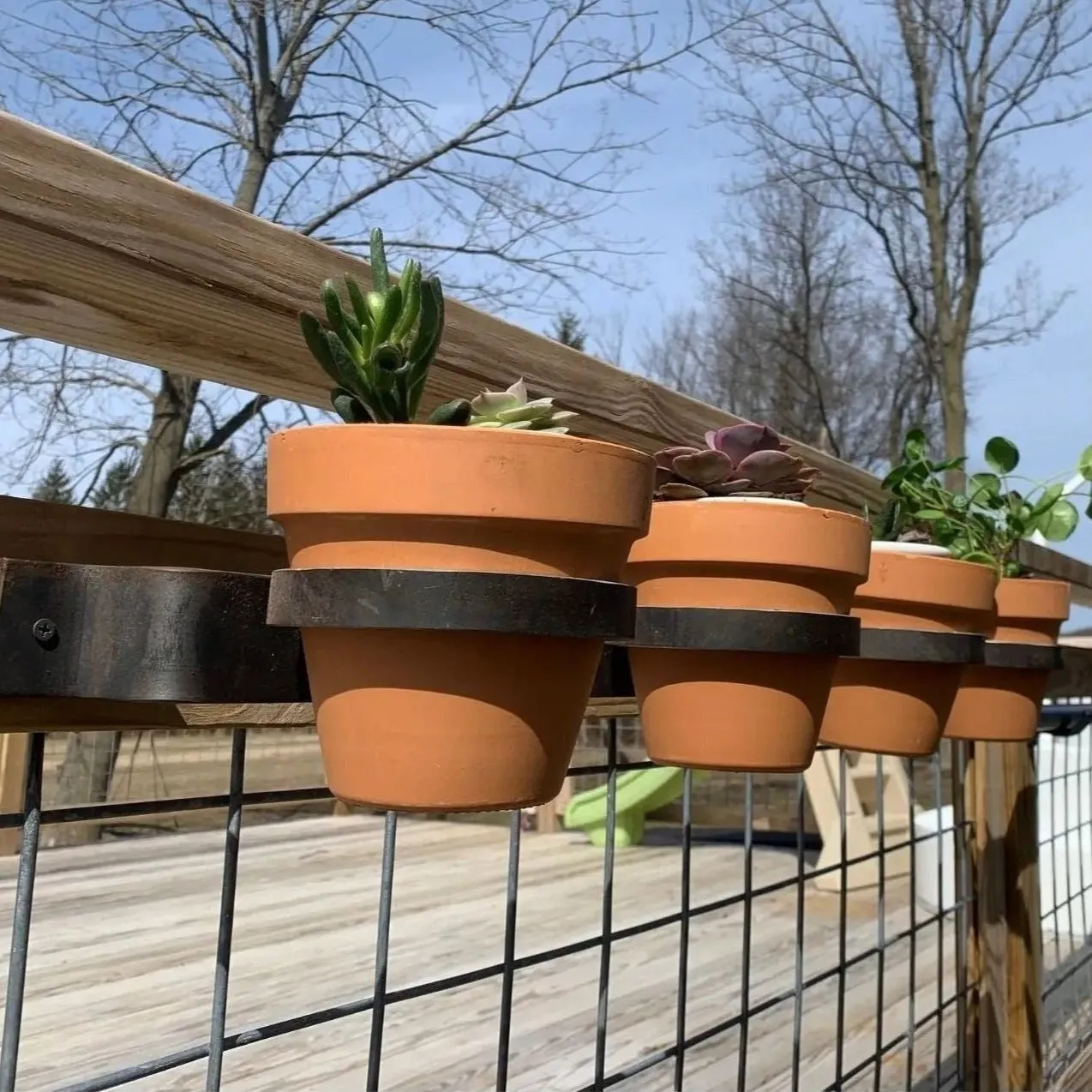 The Yonkers Horizontal Steel Planter