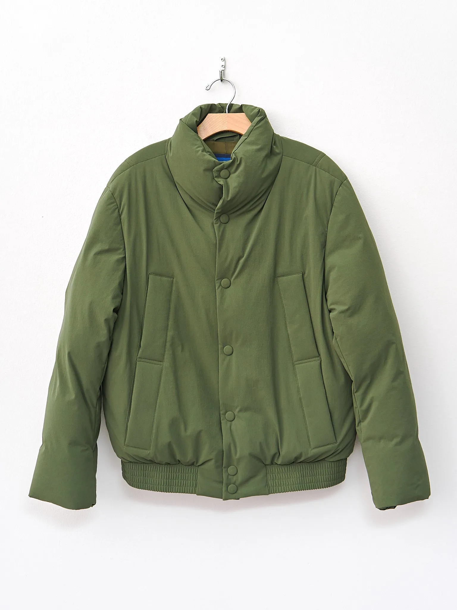 Varsity Down Jacket - Khaki Green