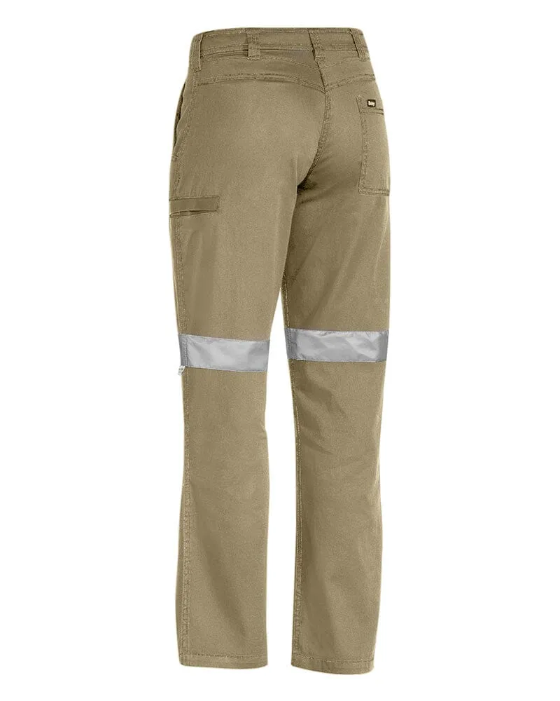 *Womens Taped Cool Vented Lightweight Cargo Pants* - Khaki
