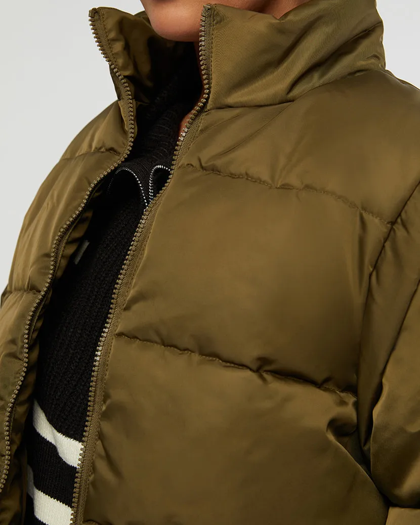Zip Off Sleeve Puffer Jacket